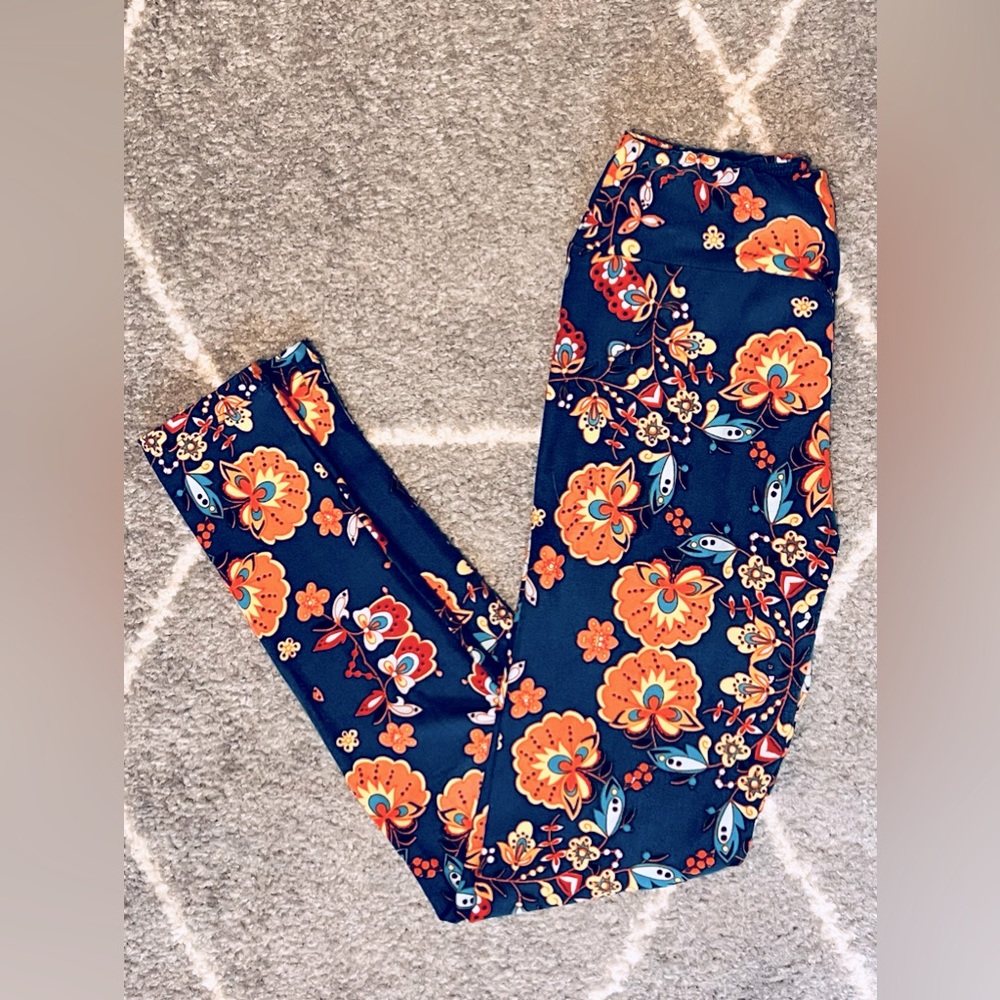 LuLaRoe Colorful Floral Leggings